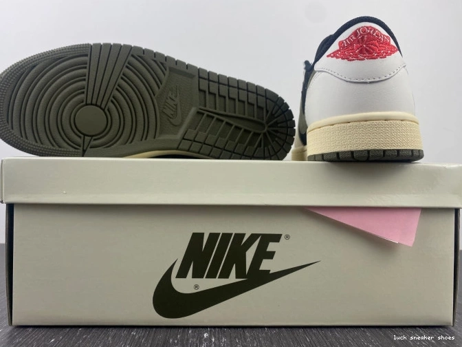Cheap LUCY Travis DZ4137-106 1 Low Jordan x OG Air WMNS Olive Scott 0709
